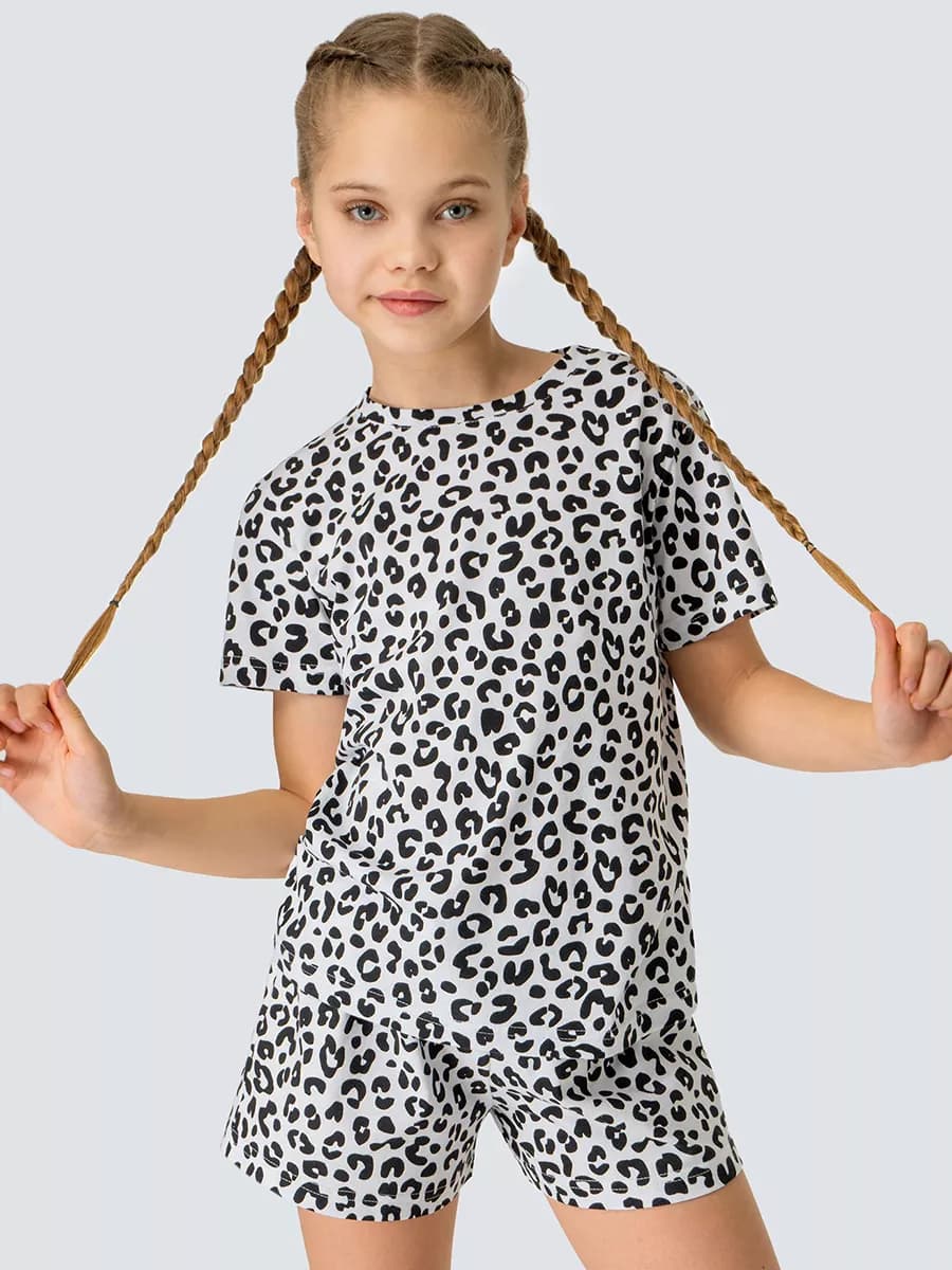 Пижама с шортами детская 100% хлопок