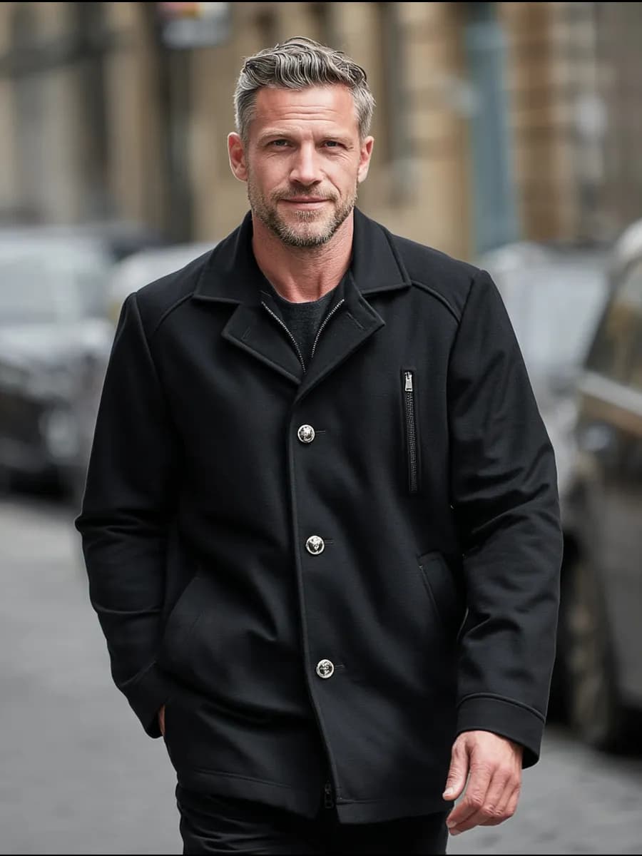 Пальто утепленное больших размеров - фото 1