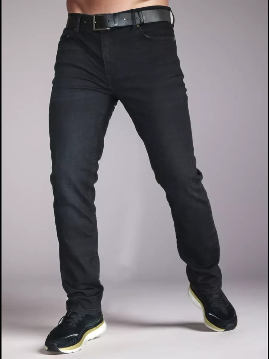 Джинсы прямые зауженные