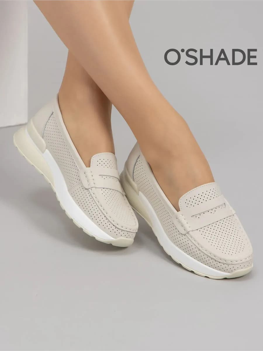 Мокасины женские летние