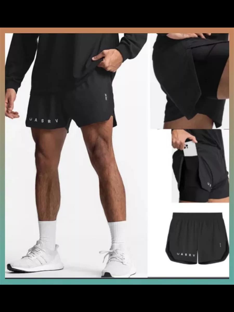 Шорты спортивные с тайтсами