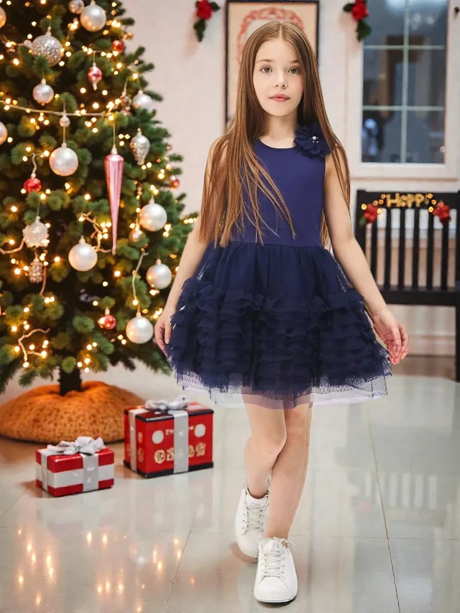 Платье нарядное пышное на Новый год