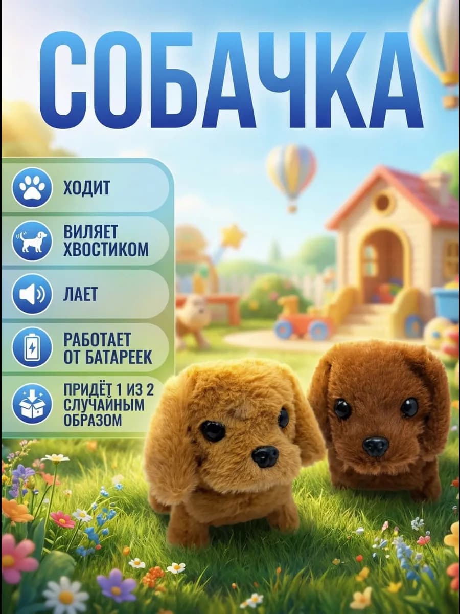Интерактивная игрушка питомец щенок собака