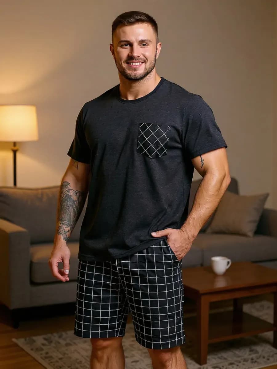 Домашний костюм с шортами пижама