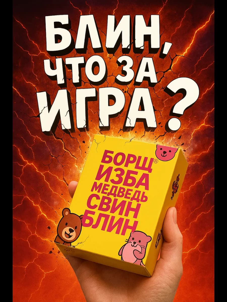 Настольная карточная игра, для детей, взрослых и компаний