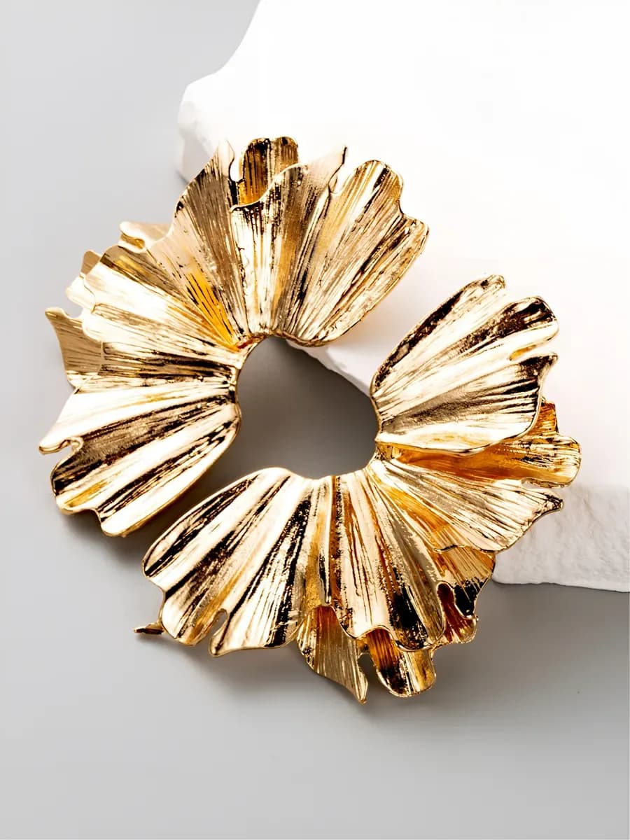 Cерьги объемные женские бижутерия