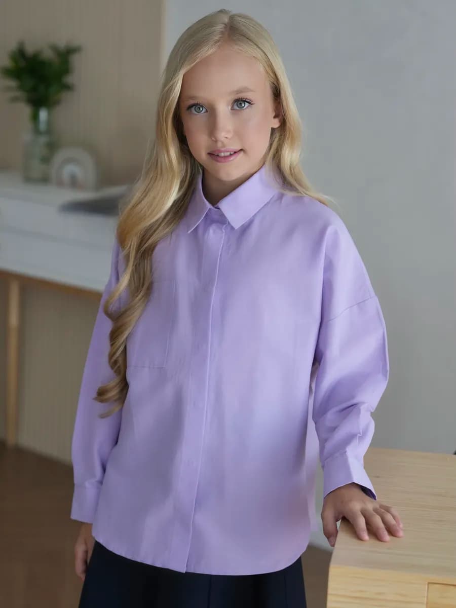 Рубашка оверсайз классическая