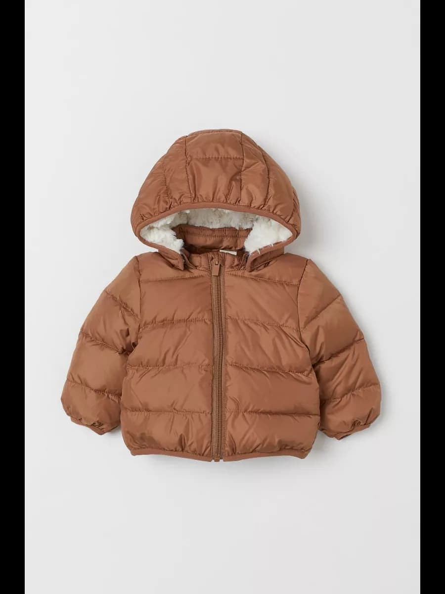 Куртка для малыша с капюшоном пуховик