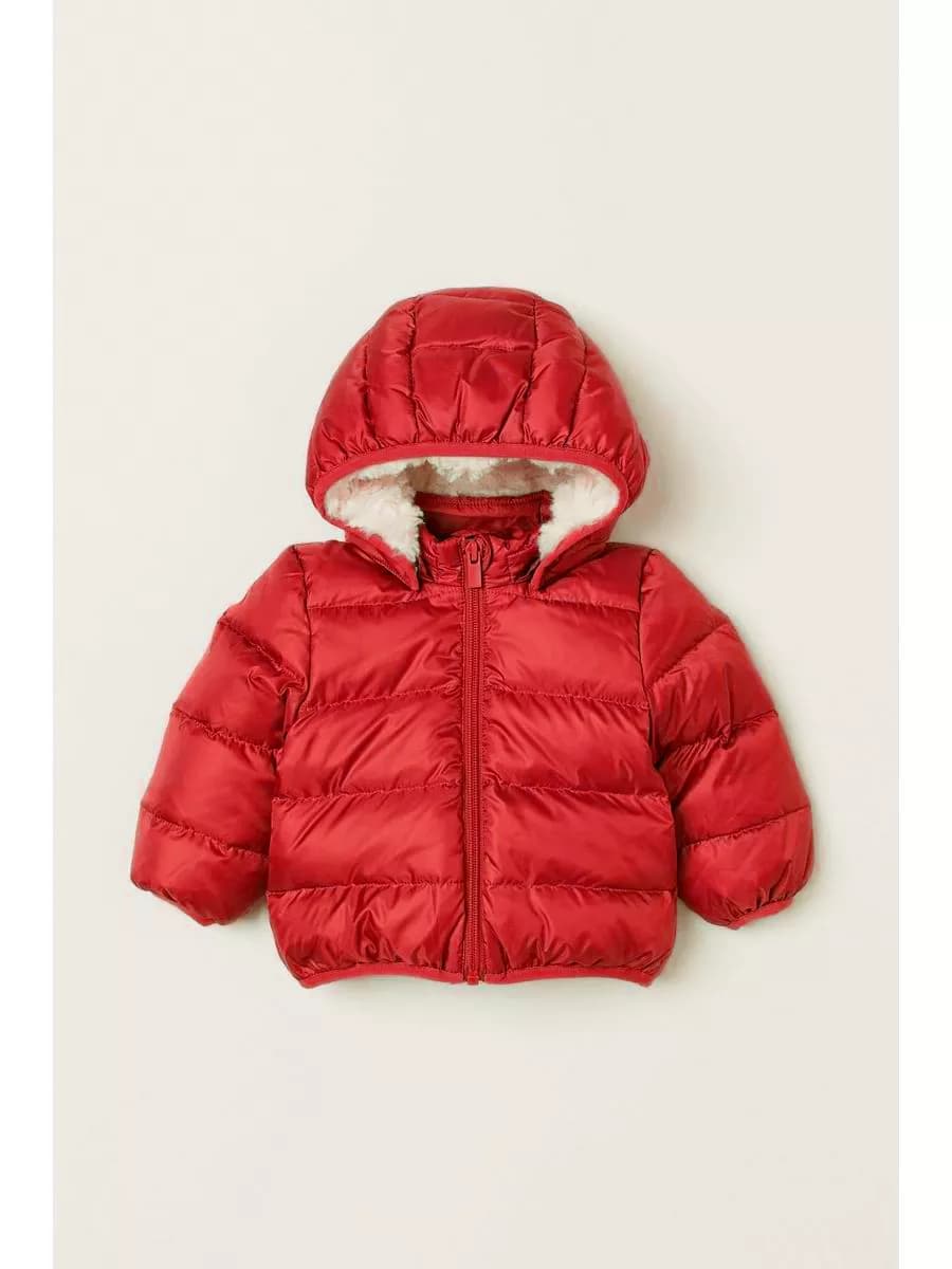 Куртка для малыша с капюшоном пуховик