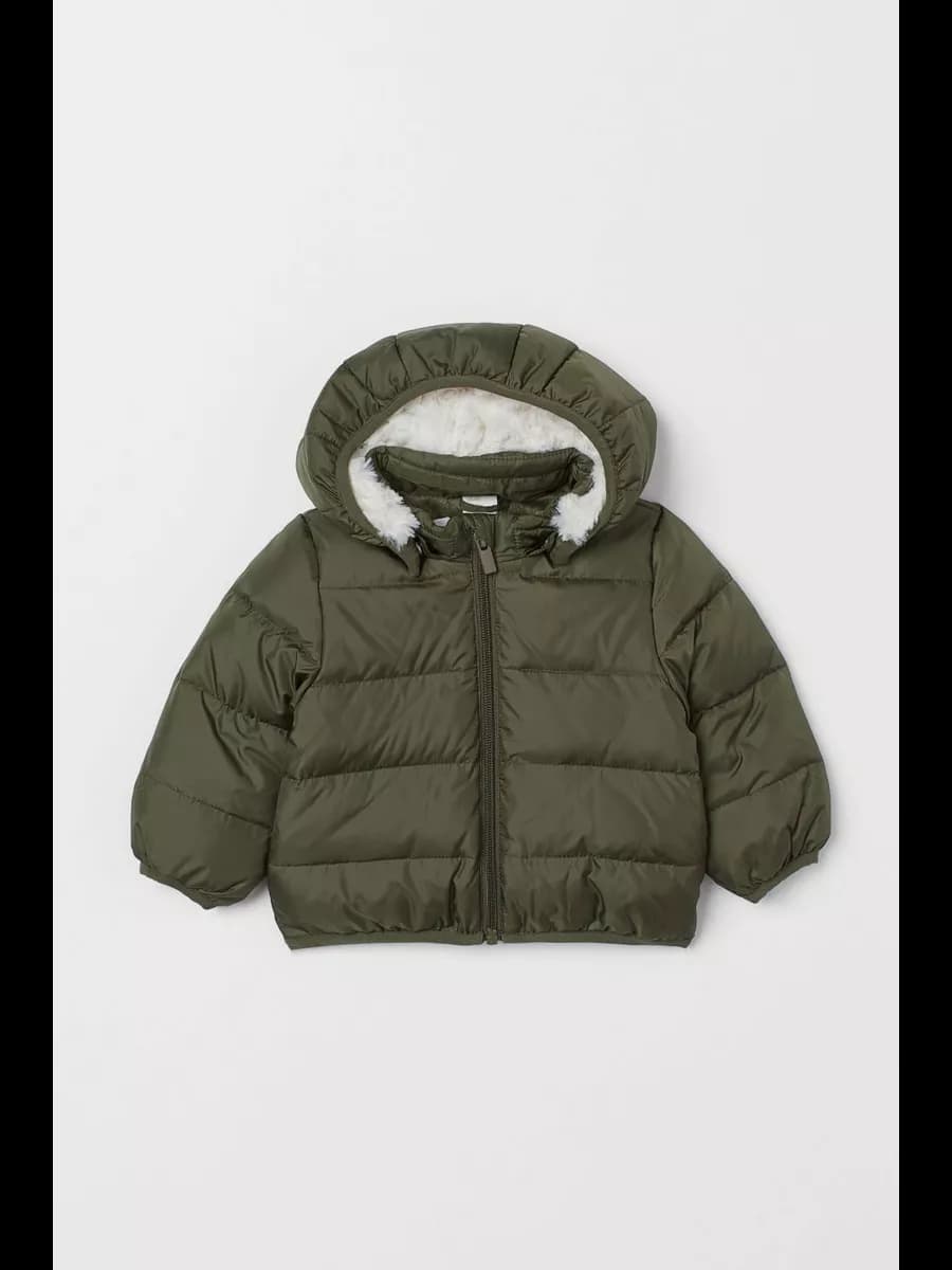 Куртка для малыша с капюшоном пуховик