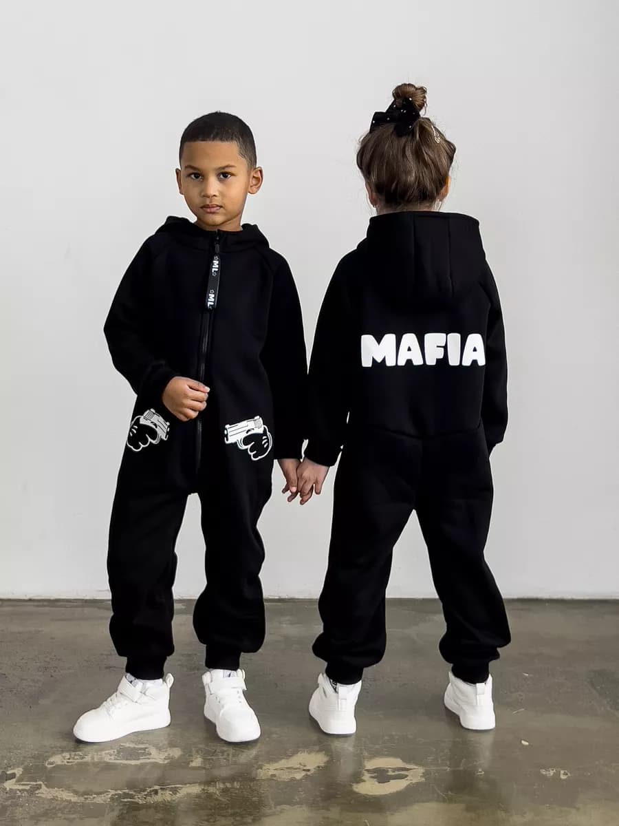 Комбинезон с начесом мафия