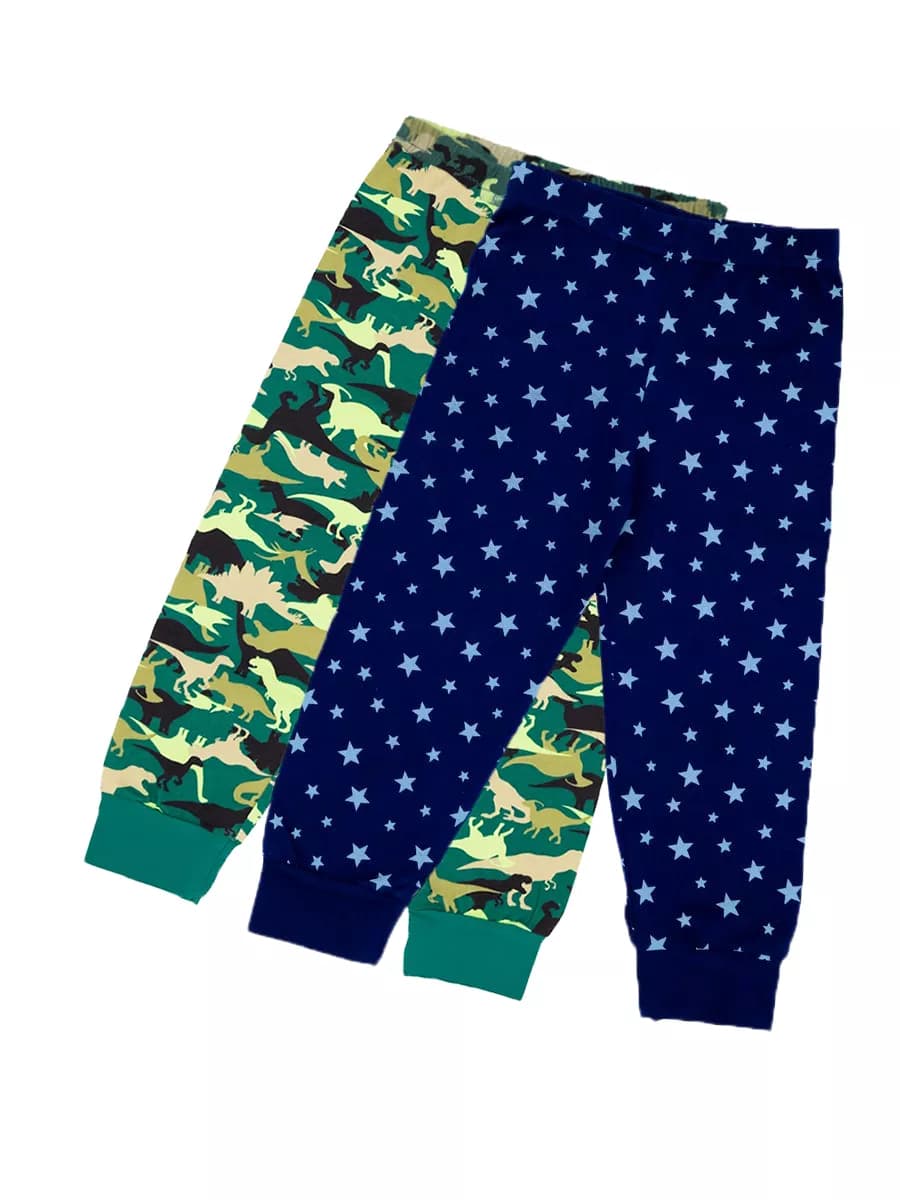 Брюки пижамные домашние хлопковые для мальчиков и девочек