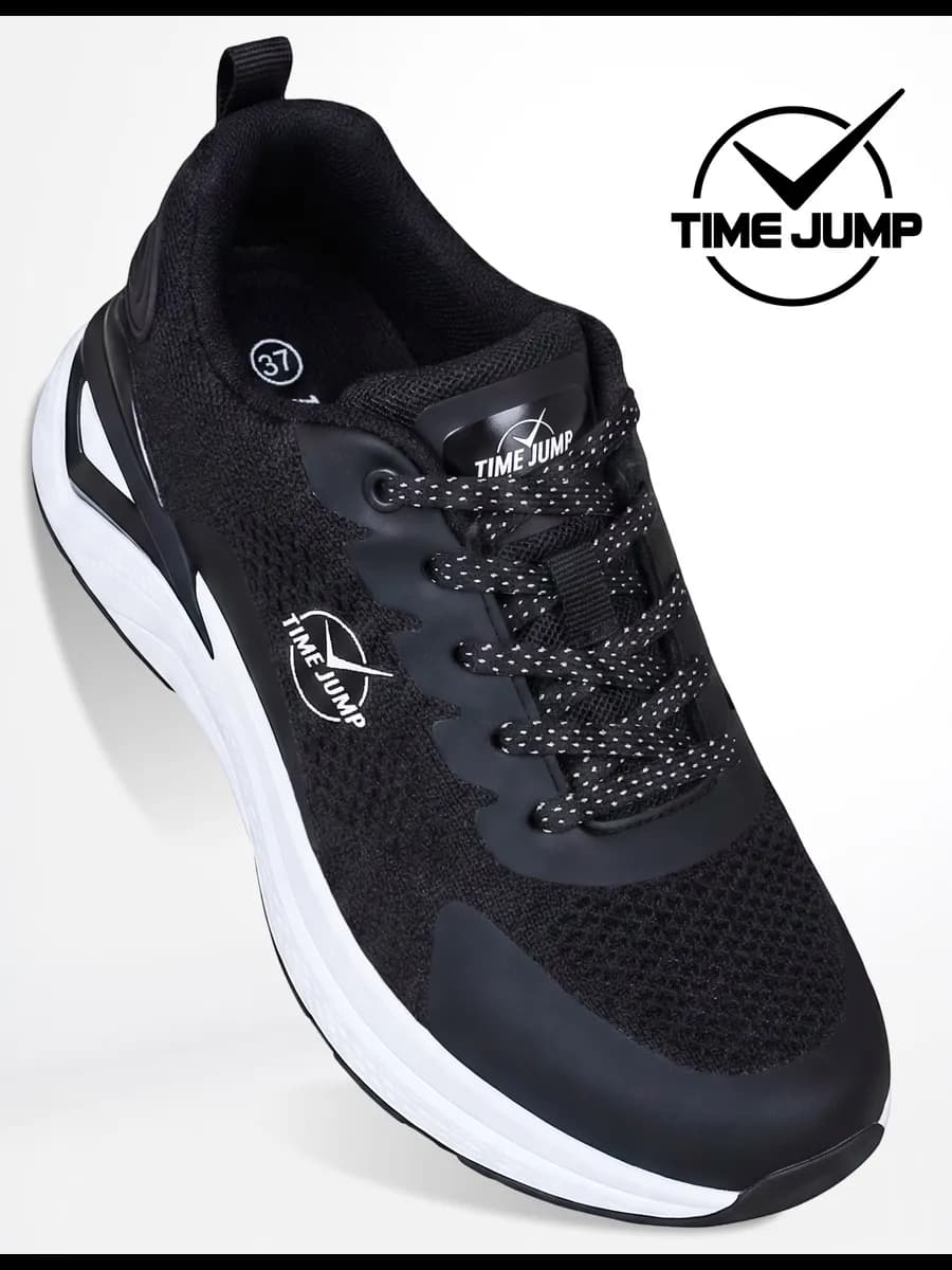 Кроссовки женские черные текстильные для фитнеса - фото 1