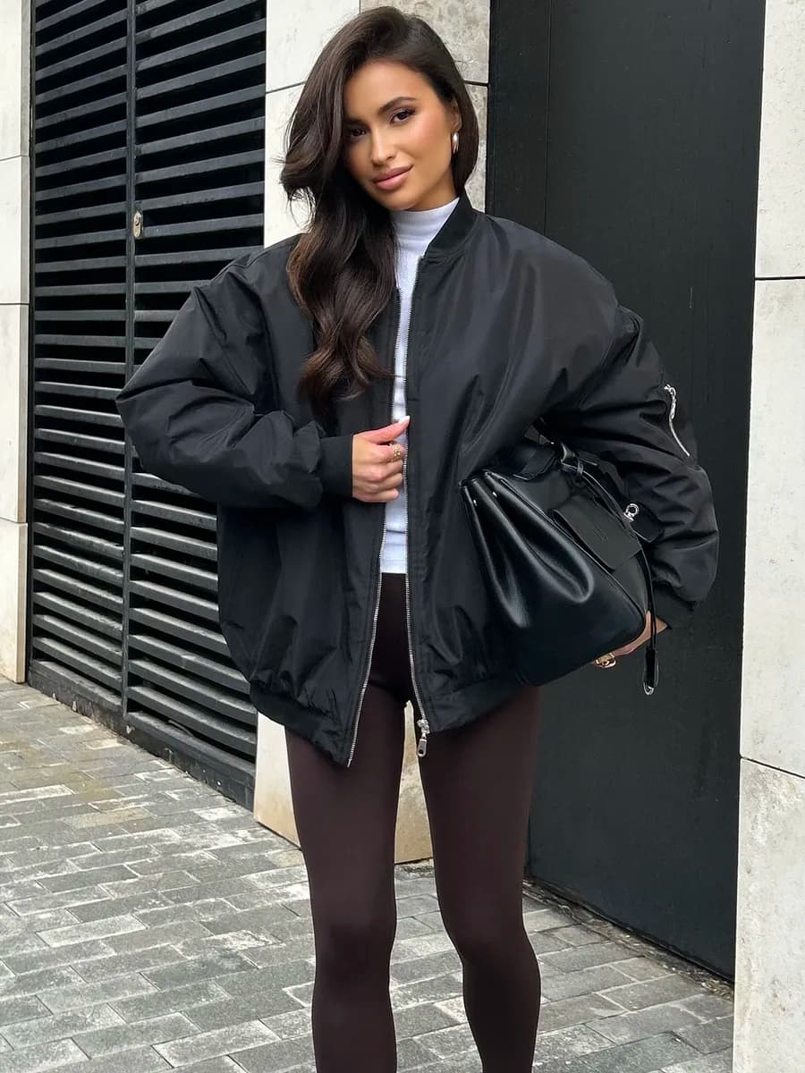 Бомбер утепленный куртка