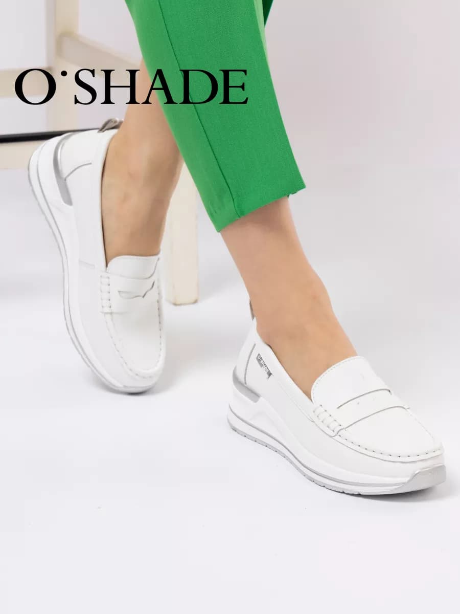 Мокасины женские кожаные