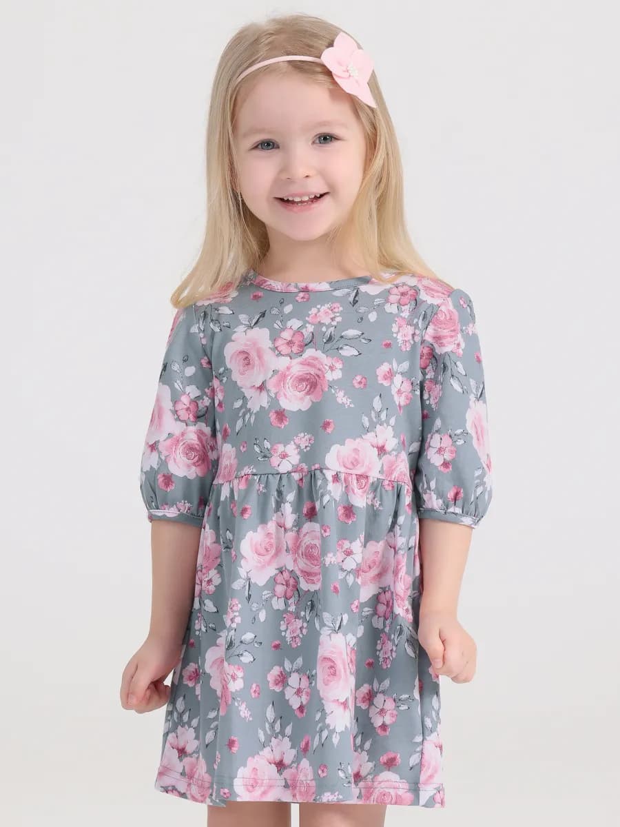 Платье нарядное в садик хлопок 100% - фото 1