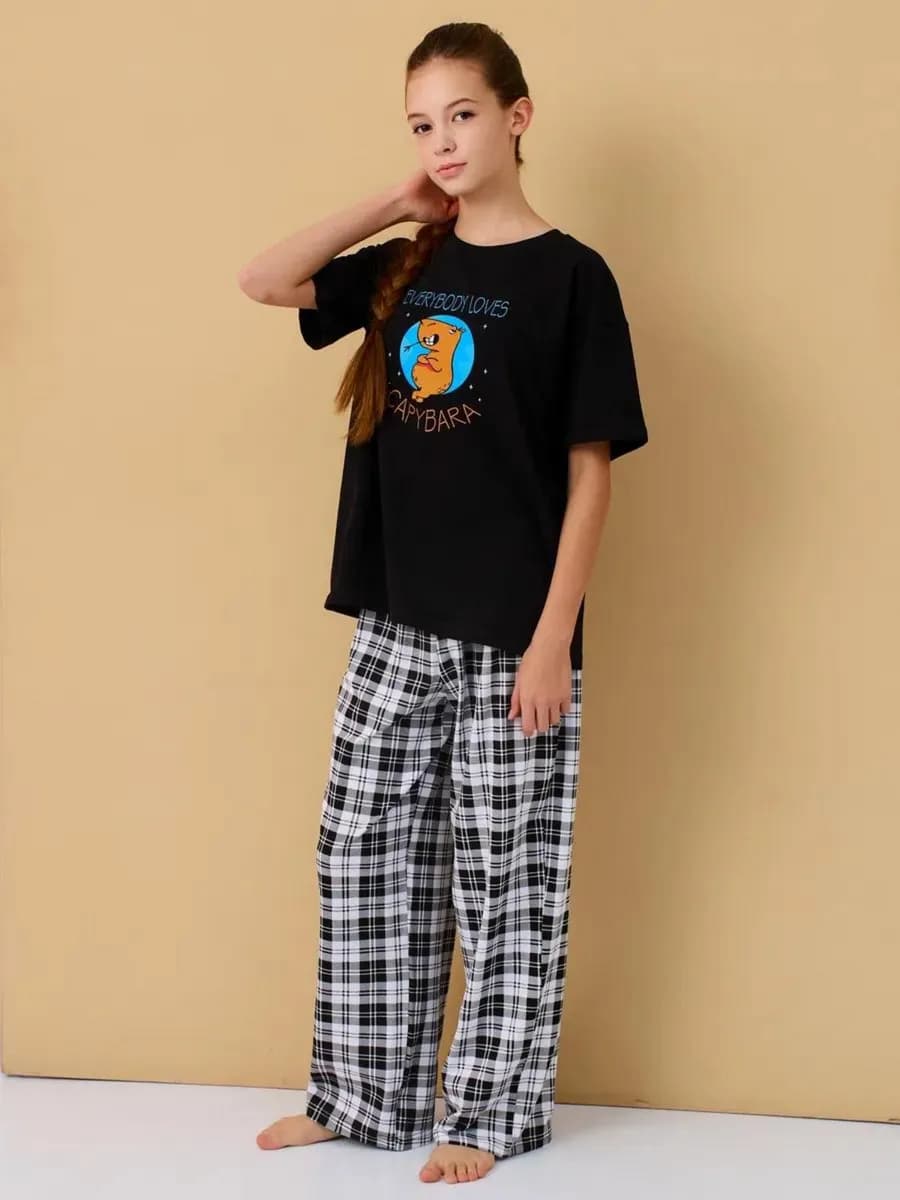 Пижама детская подростковая со штанами - фото 1