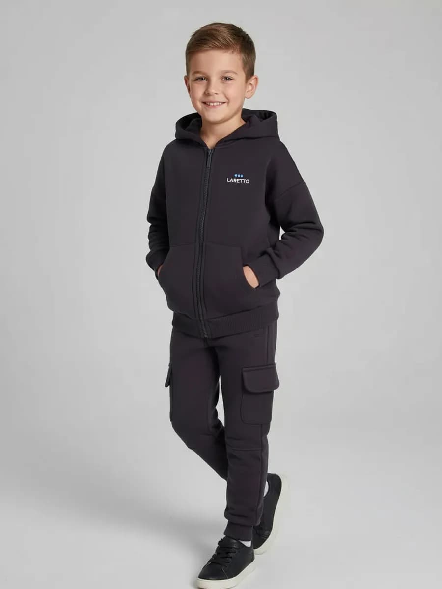 Костюм на весну в школу, худи и брюки