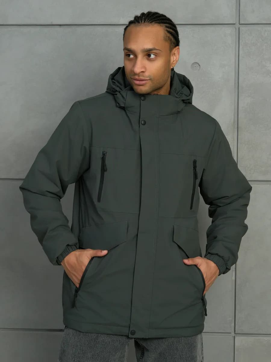 Куртка демисезонная с капюшоном