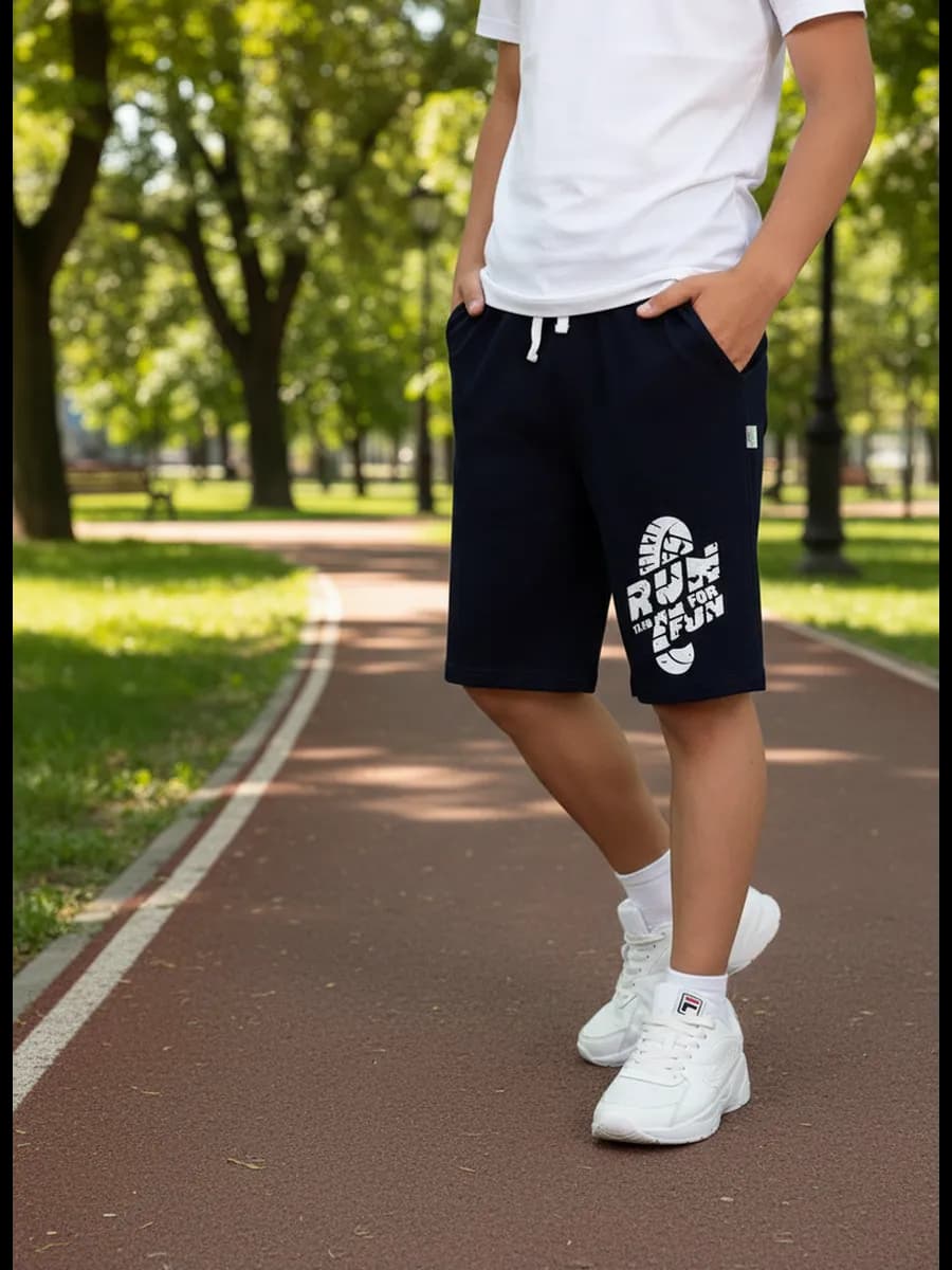 Шорты черные для мальчика