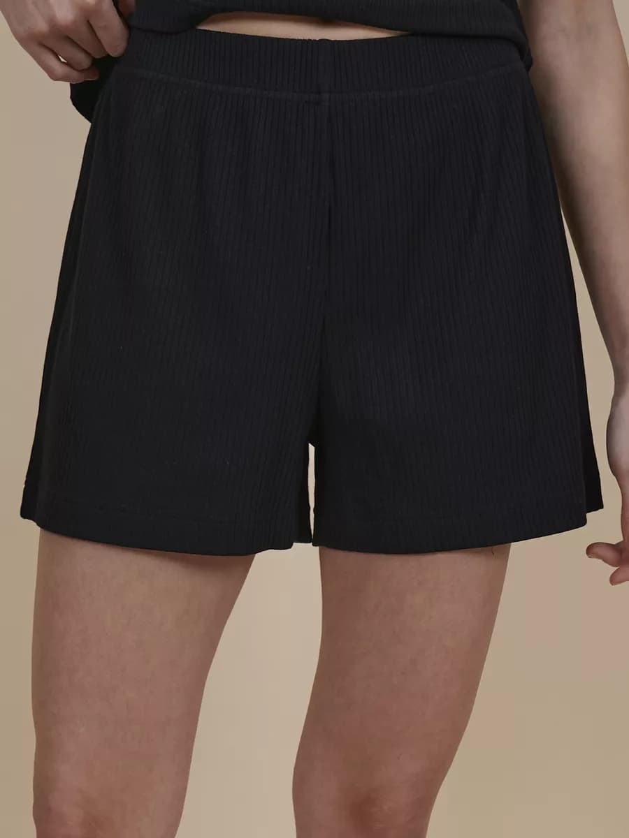 Шорты женские домашние в рубчик