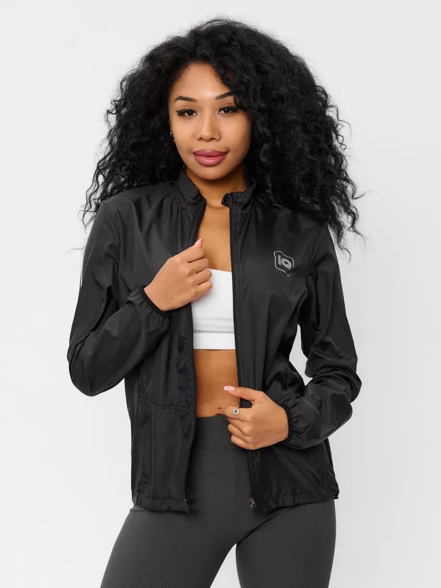 Ветровка спортивная удлиненная для бега и фитнеса