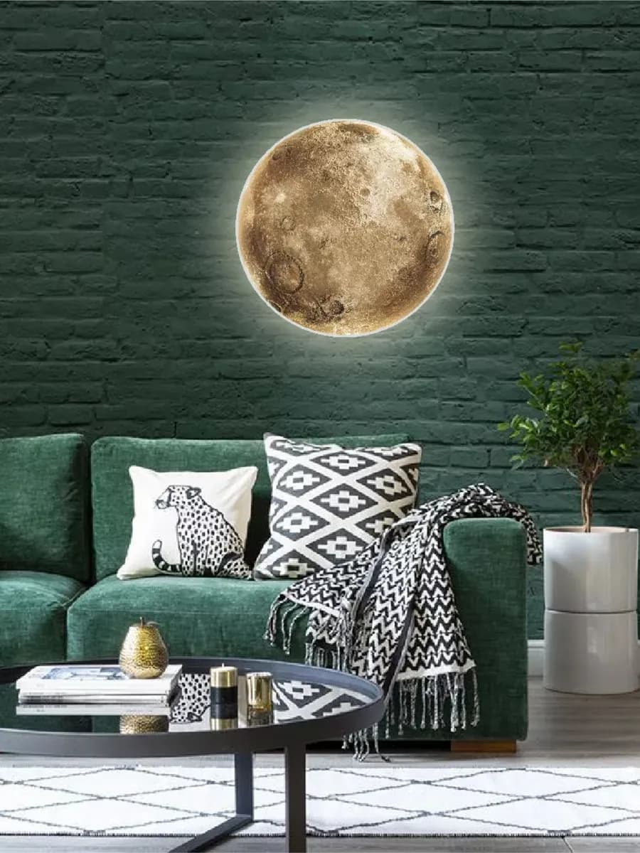 Светильник настенный светодиодный Луна 70 см