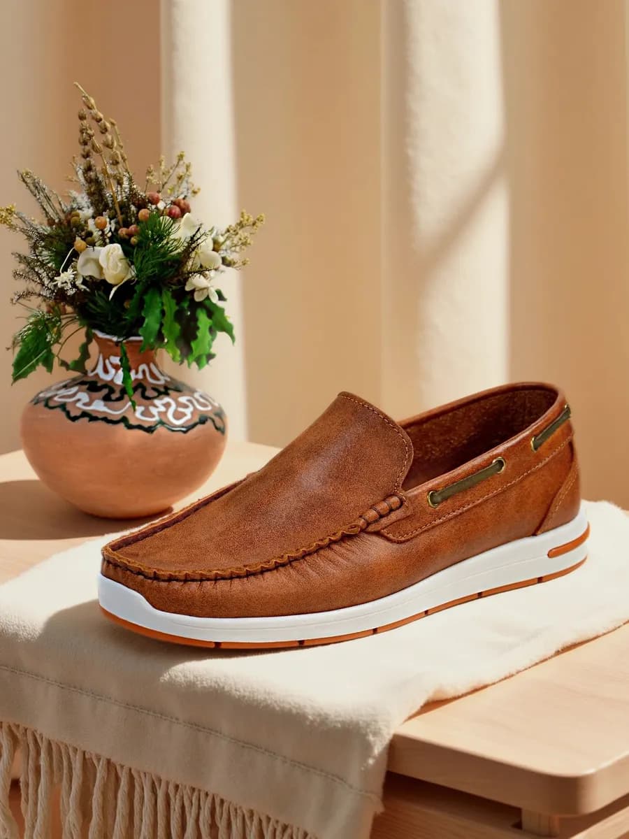 Мокасины топсайдеры легкая летняя обувь - фото 1