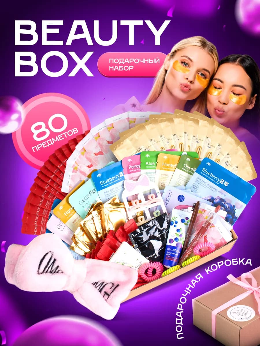 Подарочный набор для женщин на 8 марта бьюти бокс