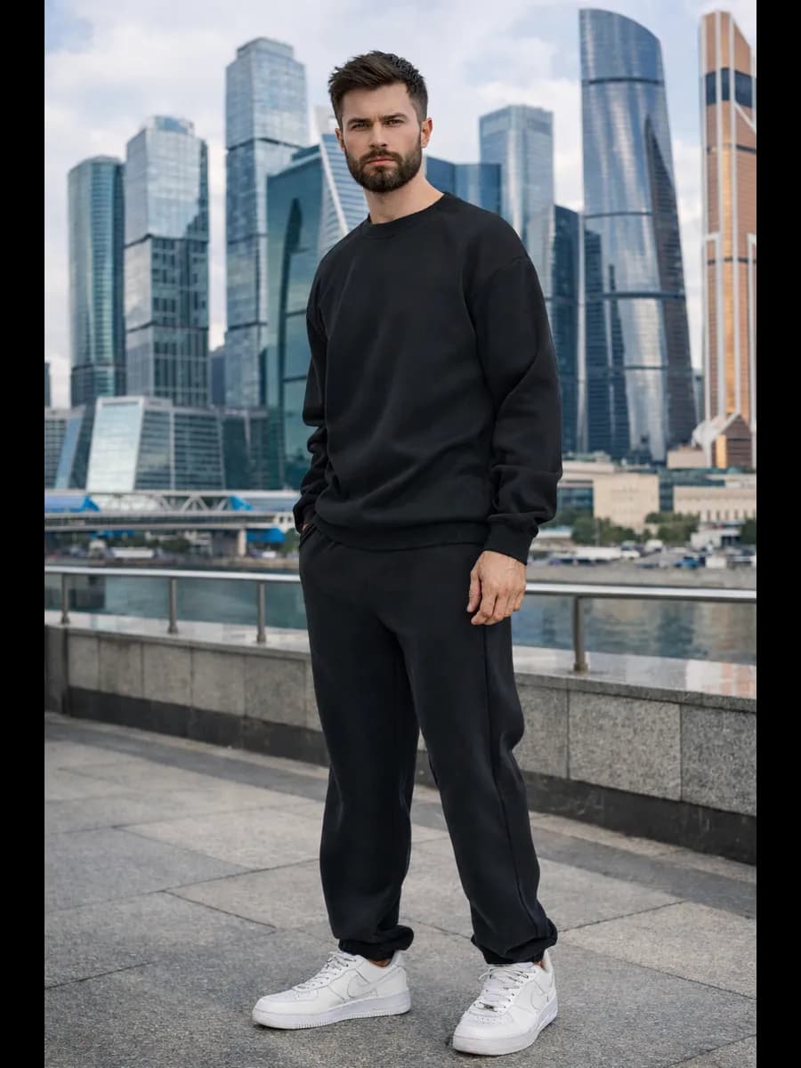 Спортивный костюм мужской утепленный с начесом