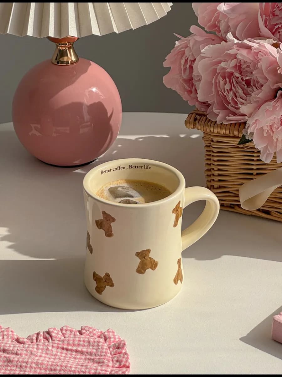 Кружка керамическая для чая кофе чашка, 300 мл