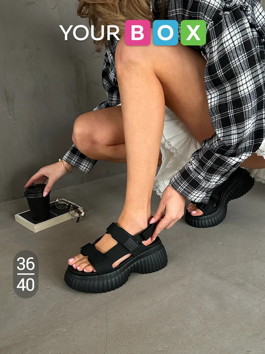 Летние босоножки на платформе