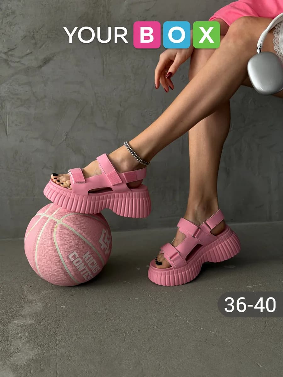 Летние босоножки на платформе