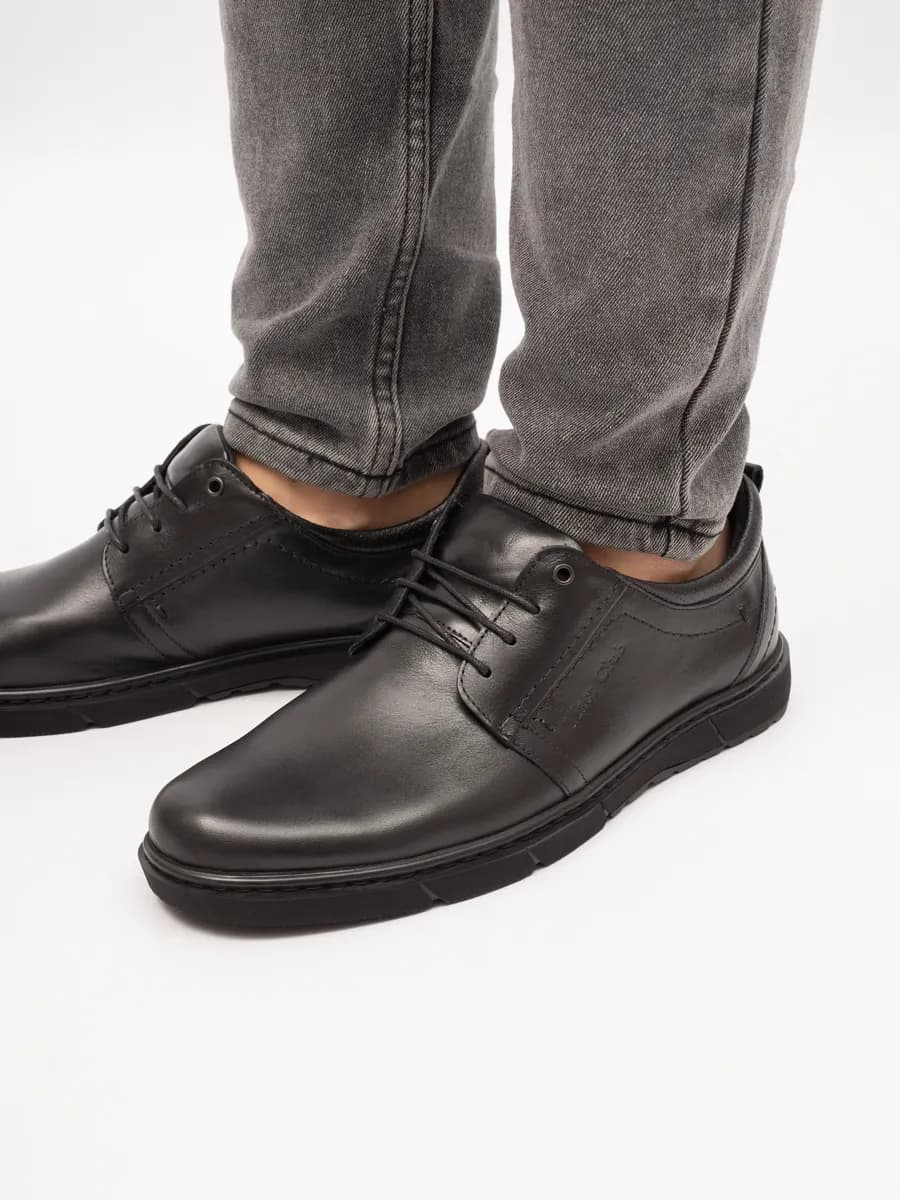 Полуботинки туфли мужские кожаные