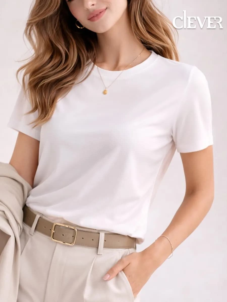 Футболка женская белая