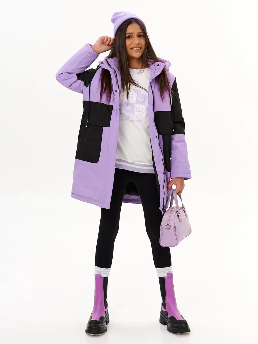 Куртка демисезонная для подростка с капюшоном