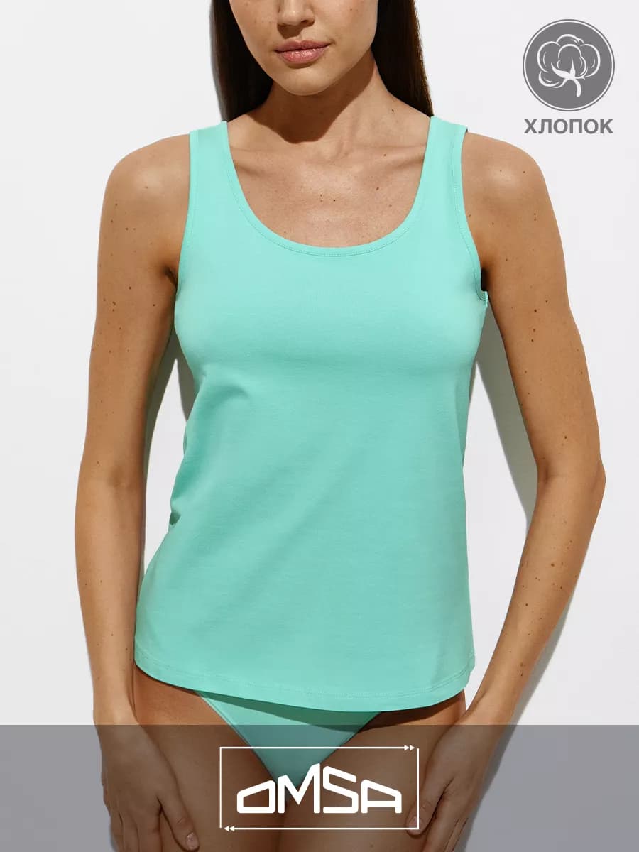 Майка бельевая спортивная хлопок