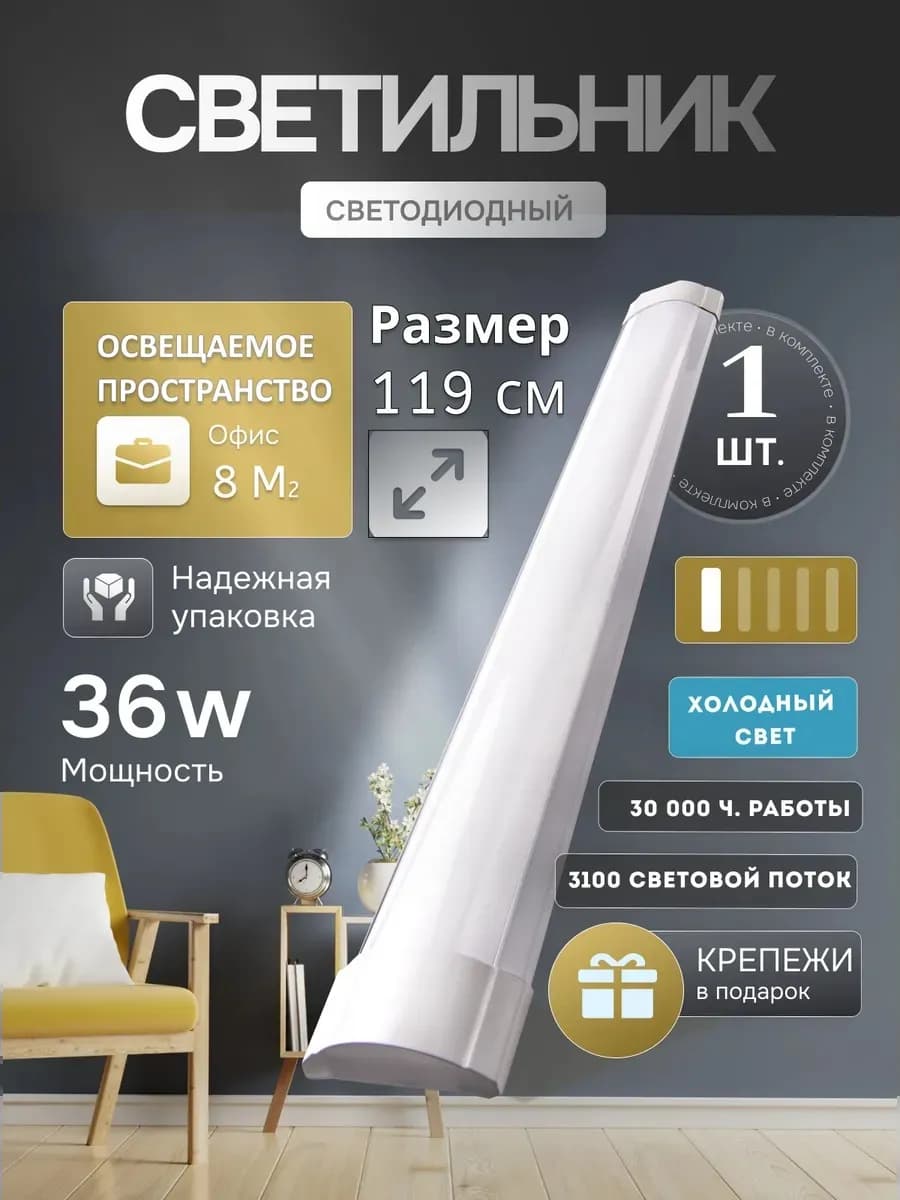 Светильник светодиодный потолочный