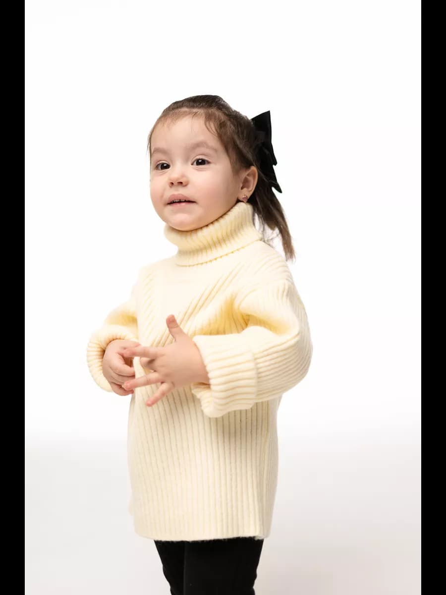 Свитер детский, теплая водолазка для детей