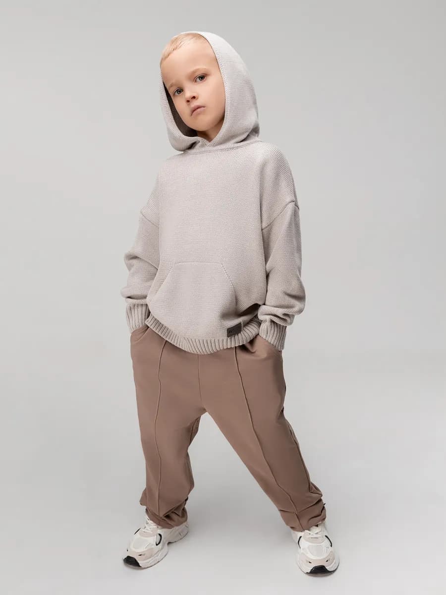 Брюки прямые свободные