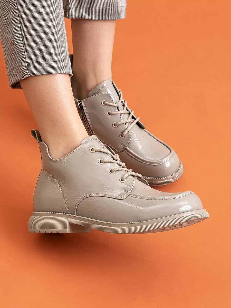 Ботинки кожаные классика