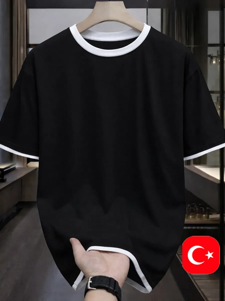 Футболка оверсайз базовая удлиненная