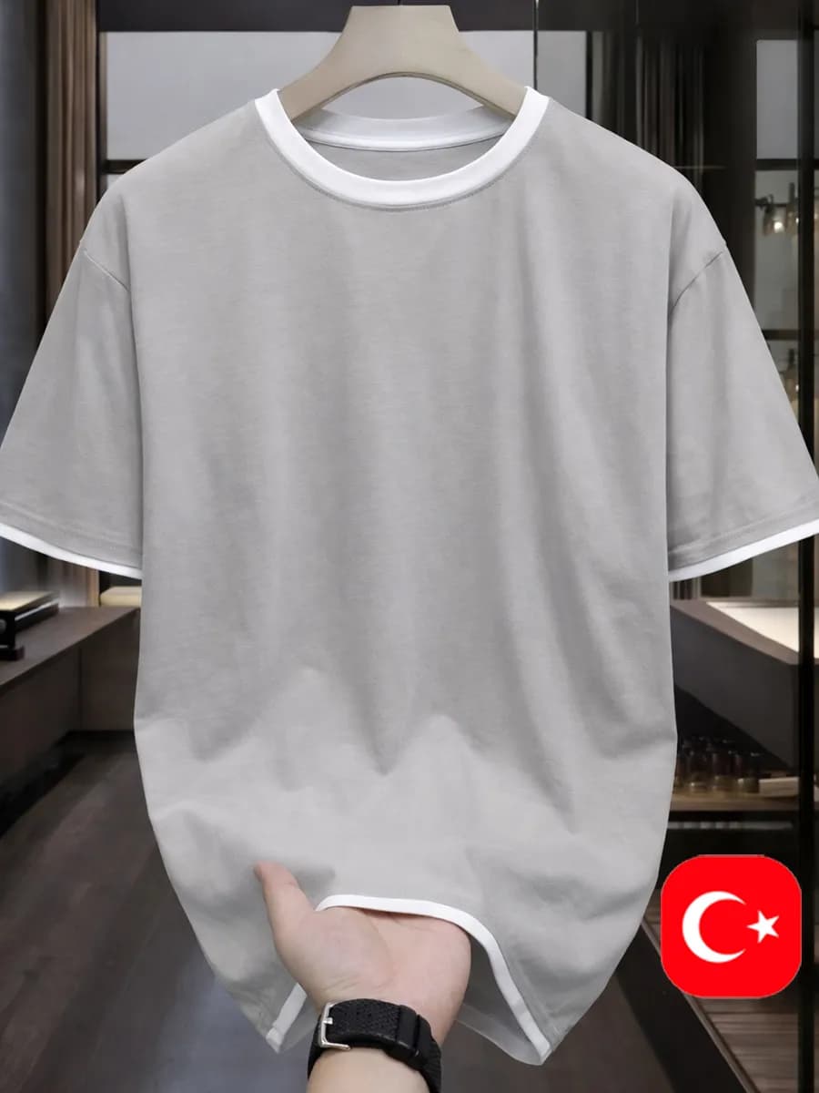 Футболка оверсайз базовая удлиненная