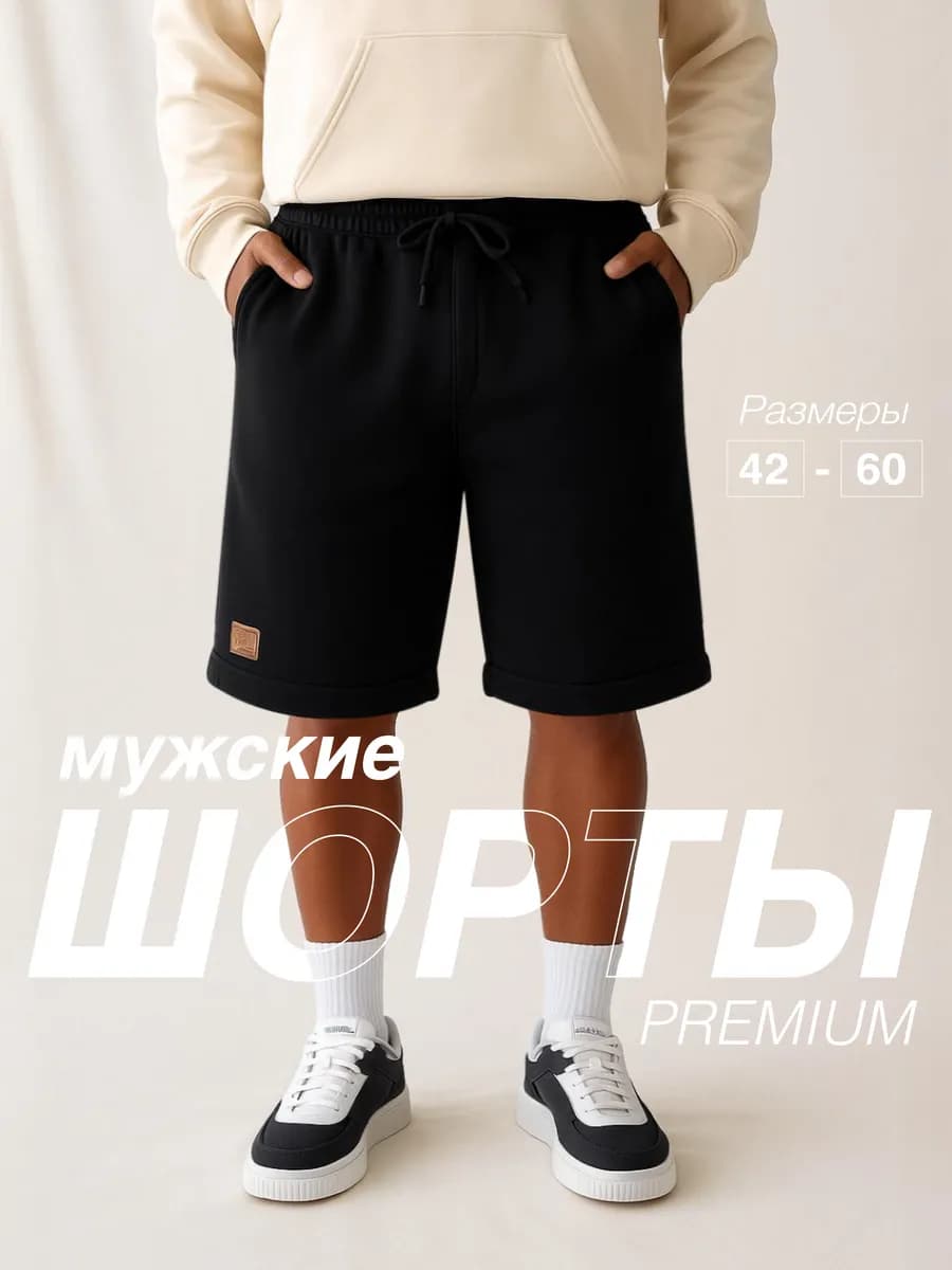 Шорты спортивные трикотажные