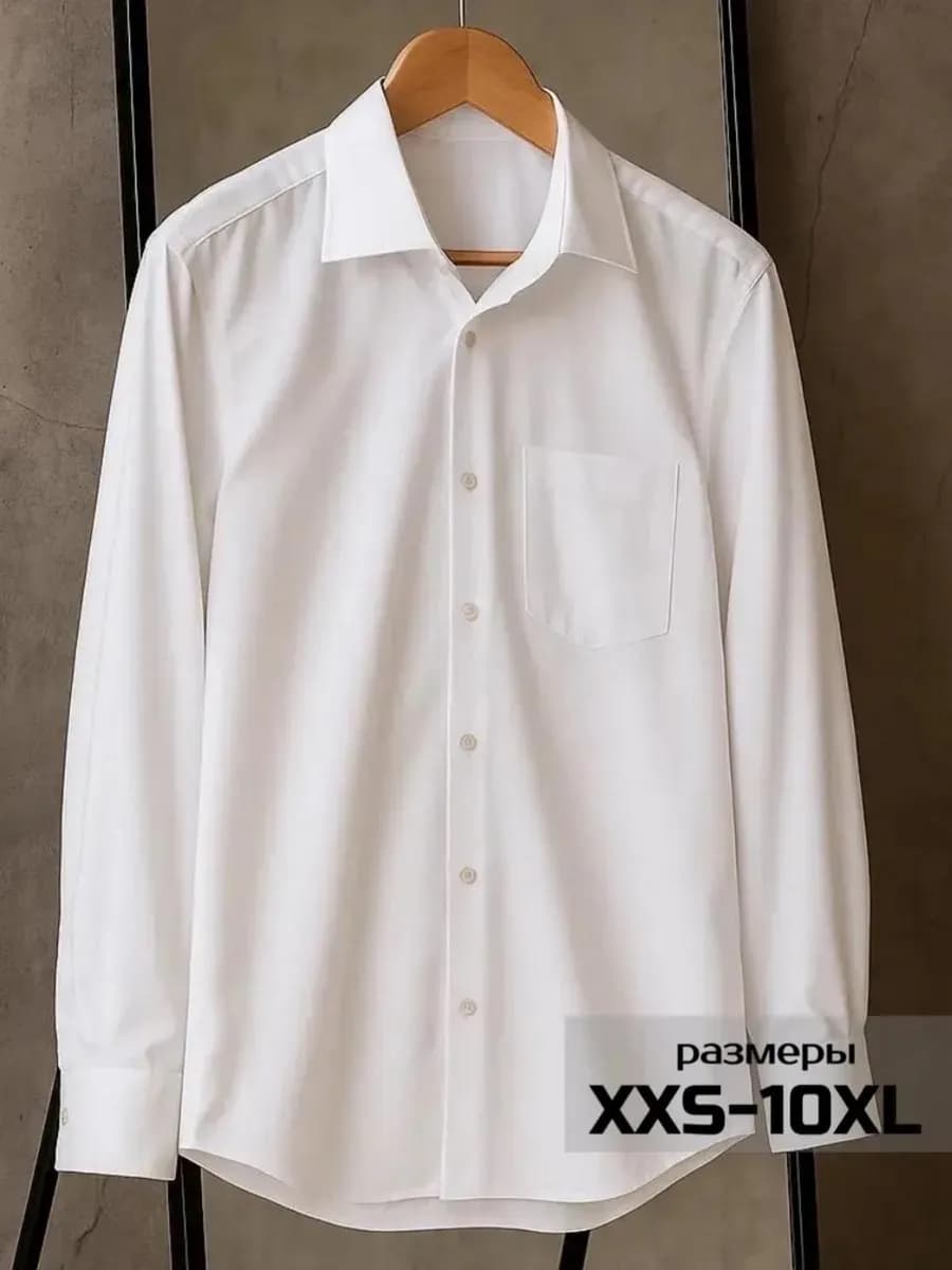 Рубашка классическая прямая