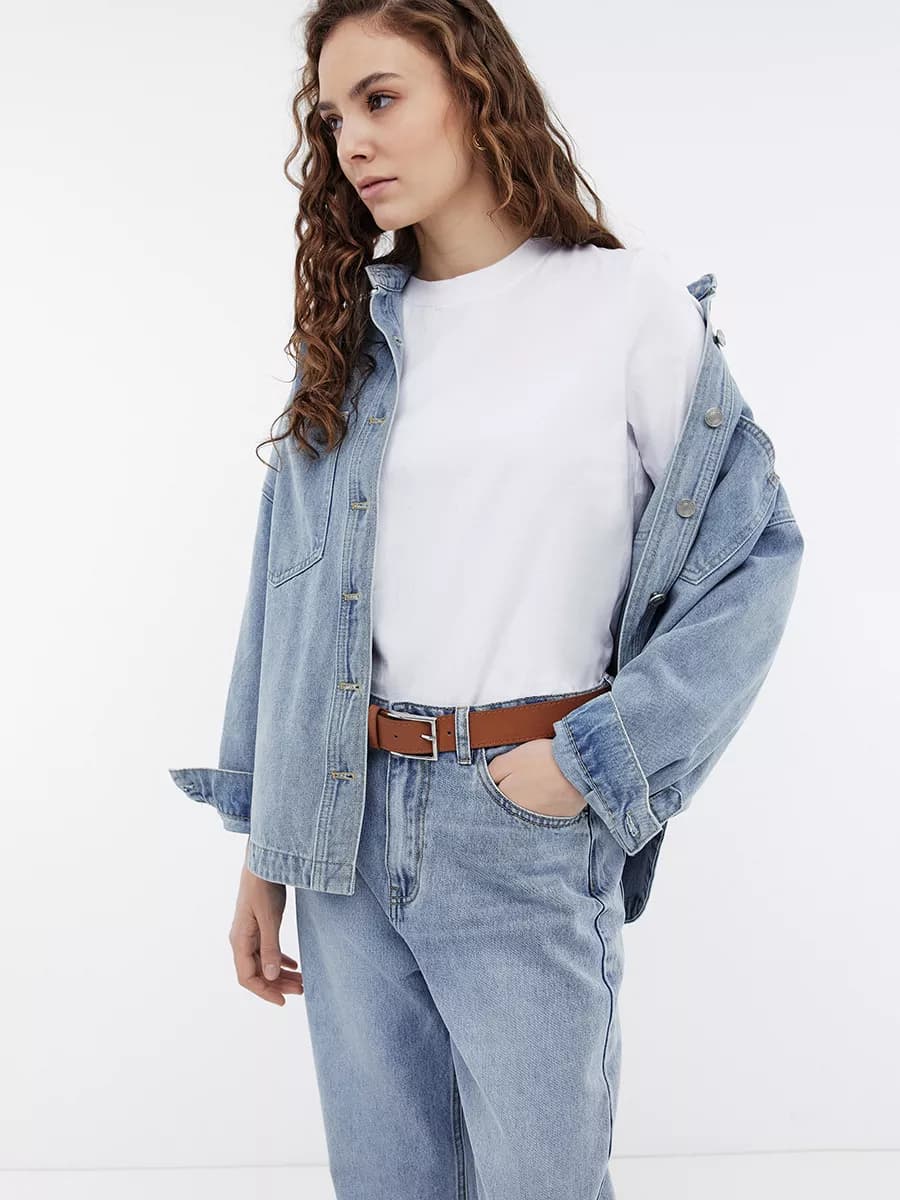 Футболка базовая однотонная хлопок