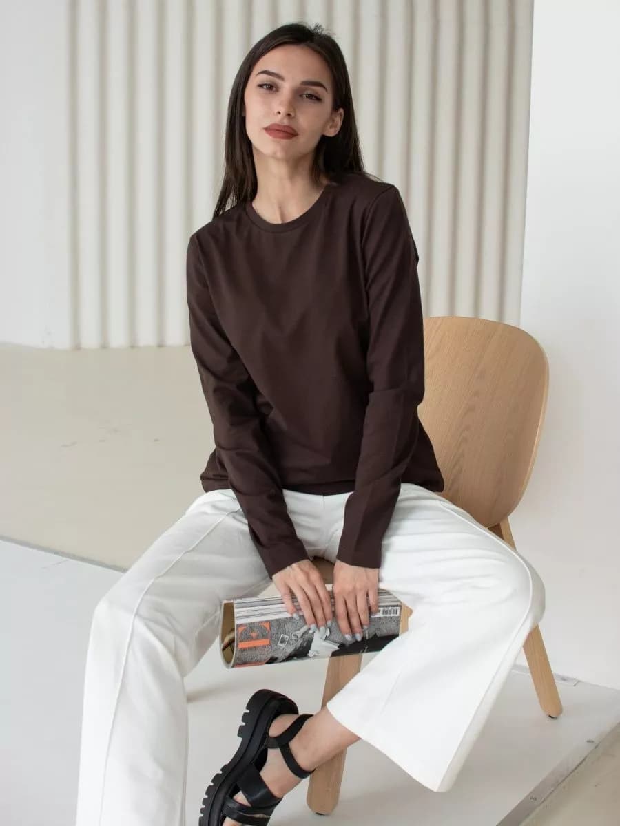 Лонгслив футболка с длинным рукавом