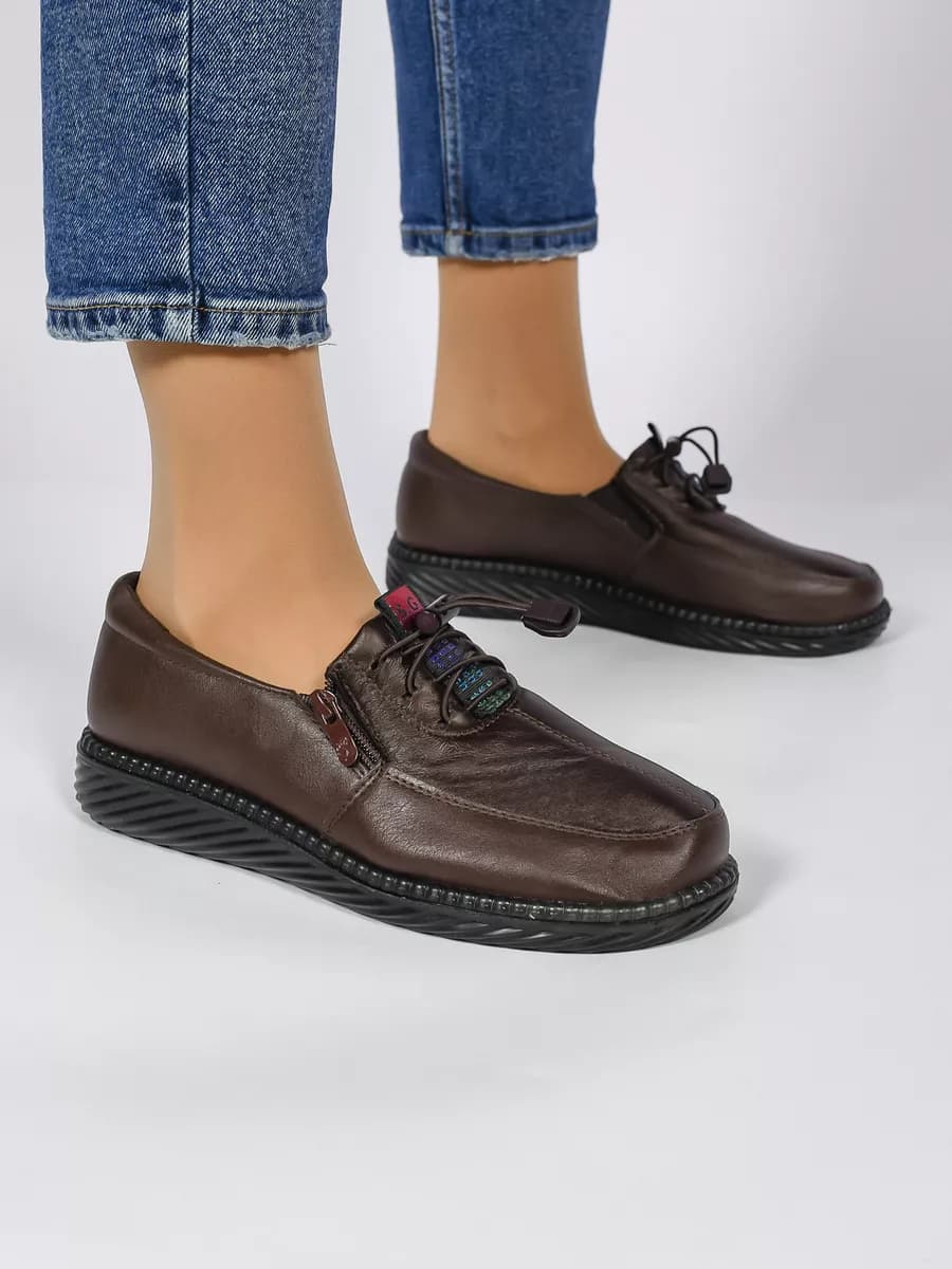 Туфли на платформе слингбэки на низкой платформе