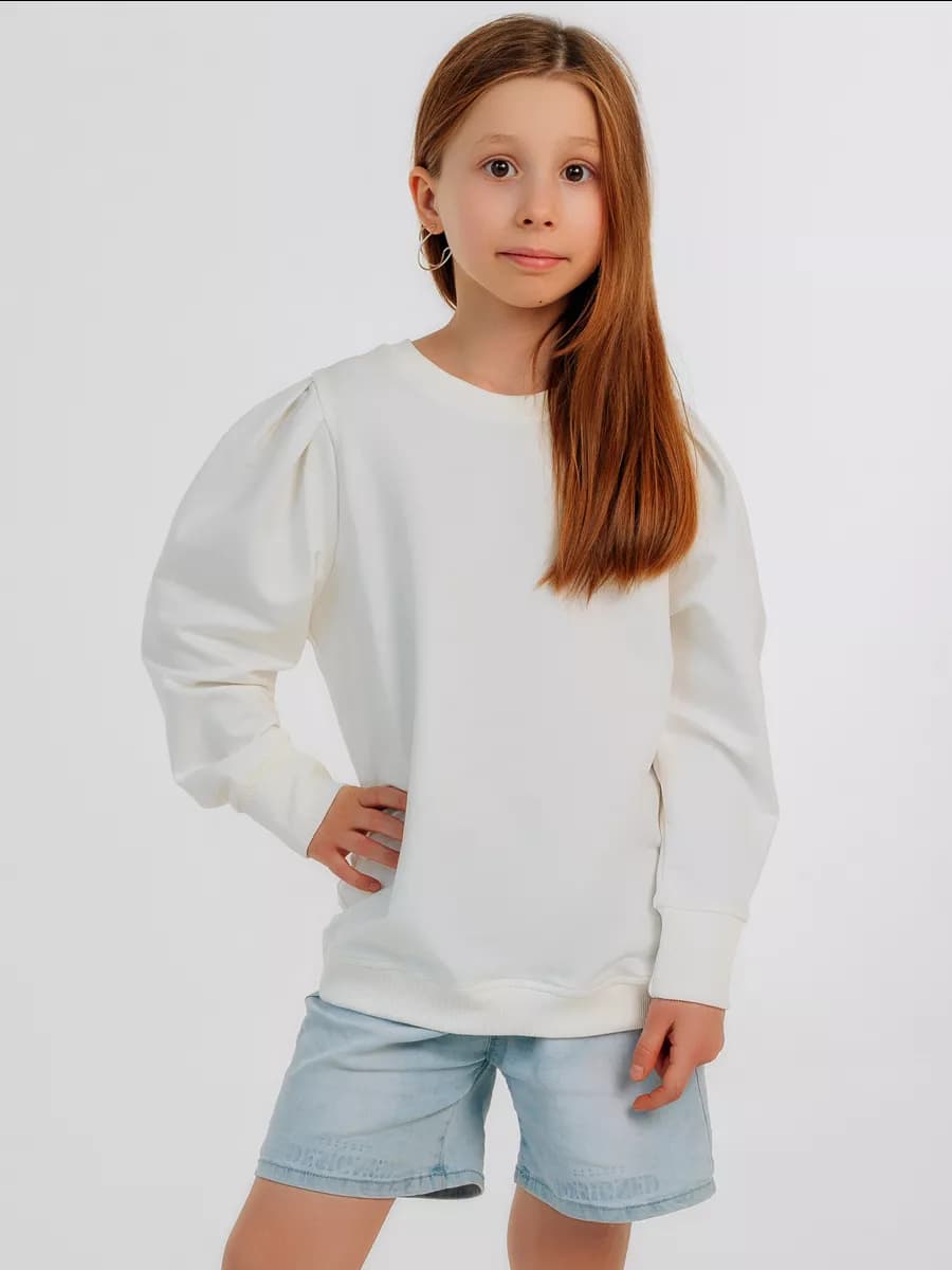 Джемпер школьный свитшот удлиненный лонгслив кофта оверсайз