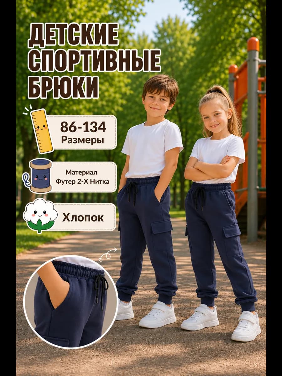 Брюки Детские Спортивные